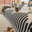 Axyaa Chenille Sofa Cover: Universal, Anti-Slip, Comfy, All Season, Living Room Decoration
