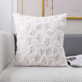 Axyaa Soft Fluffy Geometric Pattern Cushion Cover 45x45cm Home Décor Sofa Living Room