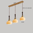 Axyaa Modern Ceramic Copper Chandelier Pendant Lights for Home Decor