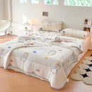Axyaa Cooling Comforter Set with Latex Bed Mat - Lightweight & Breathable Quilt