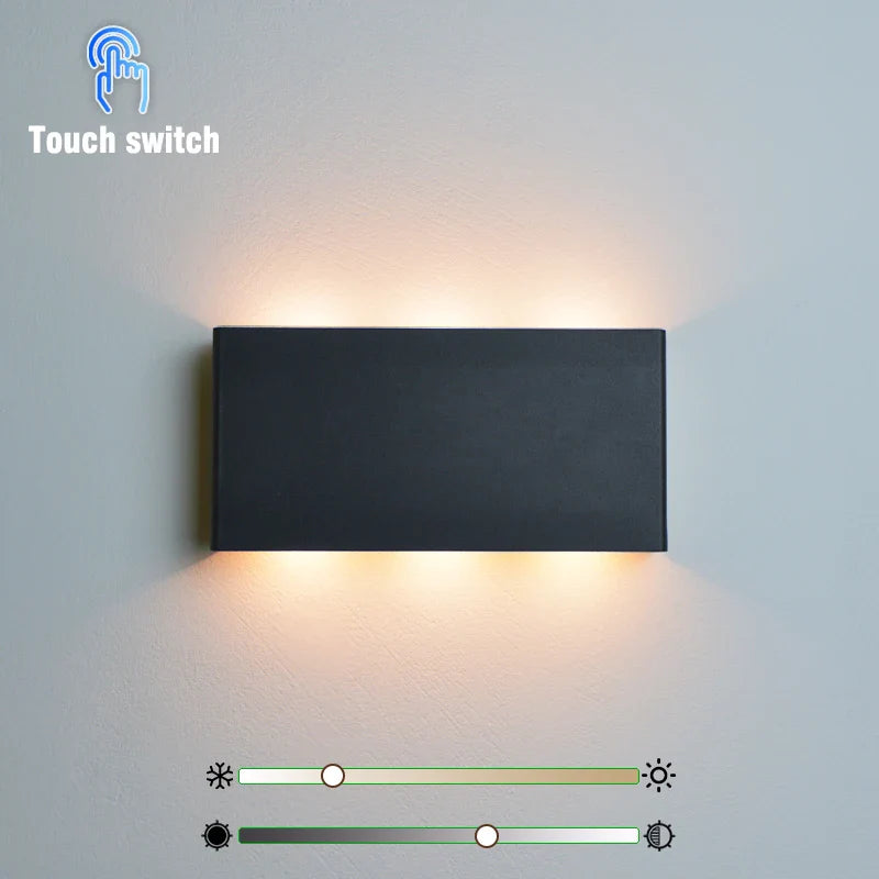 Axyaa Wireless LED Wall Lamp Touch Dimming Night Light - 3 Colors