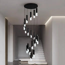 Axyaa Staircase Chandeliers LED Pendant Light for Modern Home Decor