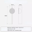 Axyaa Postmodern LED Wall Lamp for Home Decor