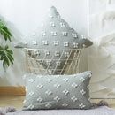 Axyaa Yellow Star Decor Cushion Cover - 45*45 Cotton Pillow Case Home Decor