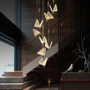 Modern Acrylic Colorful Butterfly Chandelier by Axyaa for Living Room Villa Lighting
