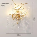 Axyaa Modern Crystal Ceiling Chandelier LED Pendant Light for Home Decor