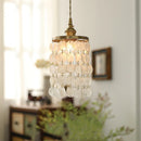 Axyaa Shell LED Pendant Lamp: Modern Art Decoration for Living Room