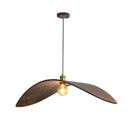 Axyaa Retro Japanese Walnut Chandelier Dining Table Light Fixture