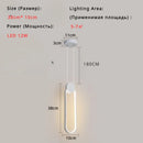 Axyaa Nordic Brass LED Pendant Chandelier Cozy Modern Bedroom Light Fixtures