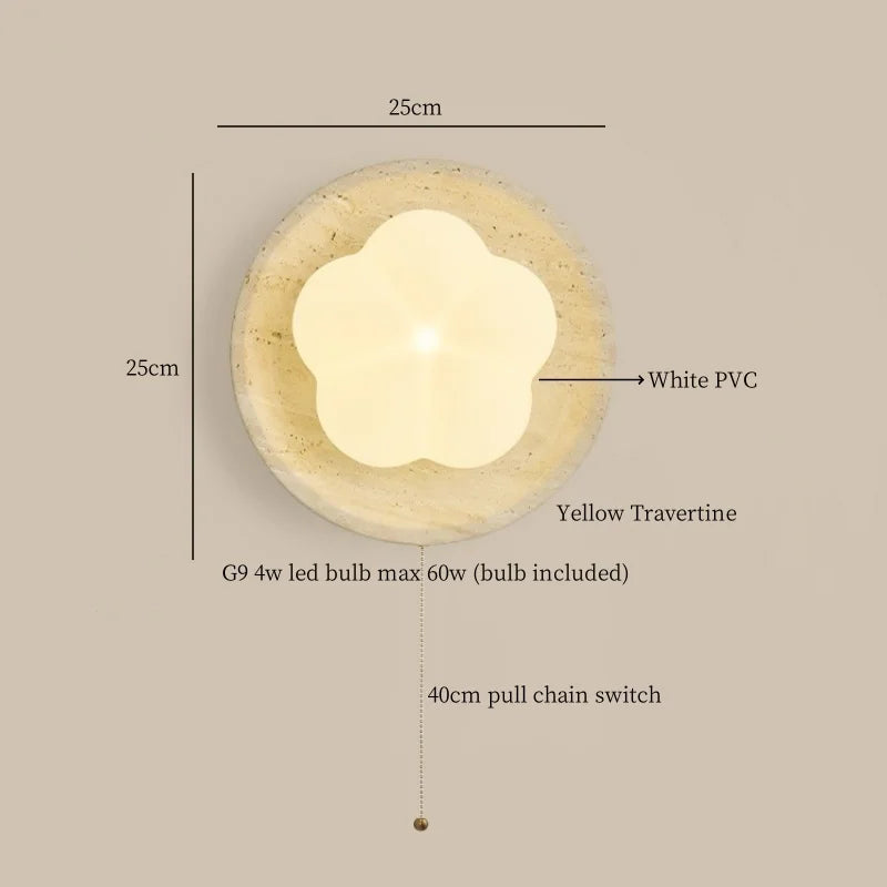 Axyaa White PVC Pumpkin LED Wall Lamps - Modern Nordic Living Room Decor