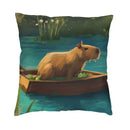 Axyaa Capybara Home Cushion Cover - Nordic Throw Pillow Cover