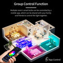 Axyaa Smart LED Bulb: 9W-18W RGB Dimmable Lamp with Timer Control