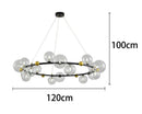 Axyaa LED Chandeliers for Modern Living Room Indoor Lighting