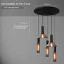 Axyaa Loft Cement Pendant Lamps - Vintage Industrial Chandeliers Lights