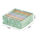 Axyaa Green Bra and Underwear Organizer Drawer Divider