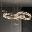 Axyaa Modern Dining Room Pendant Lights Indoor Chandeliers LED Hanging Ceiling Lamp