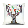 Axyaa Cartoon Animals Portrait Cushion Cover 45x45cm
