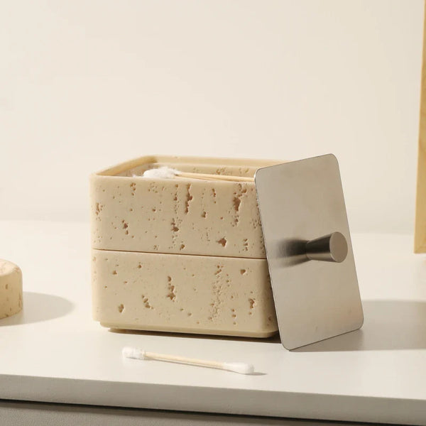 Axya Stone Jewelry Organizer & Bathroom Ornament Storage