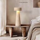 Axyaa Stone Table Lamp: Japanese Wabi-Sabi Design for Bedroom, Living Room, Study Room