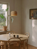Axyaa Solid Wood Pendant Lights - Minimalist Design for Home Kitchen, Dining Room, Restaurant