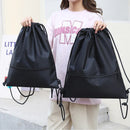 Axyaa Fitness Backpack Drawstring Gym Bag Waterproof Large Capacity Sports Bag