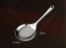 Axyaa Stainless Steel Kitchen Colander Strainer Spoon for Home and Hotel Cooking