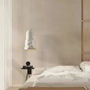 Axyaa French Creamy Wind Pendant Lamps for Dining Room, Bedroom, and Cafe.