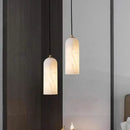 Axyaa Marble Chandelier with Spotlights: Luxurious Minimalist Design for Bedroom Reading