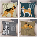 Axyaa Cartoon Dog Pet Animal Pillowcase
