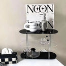 Axyaa Acrylic Water Cups & Perfume Display Rack Shelf - Detachable Home Storage Stand