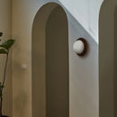 Axyaa Nordic White Glass LED Wall Sconce for Modern Indoor Home Design