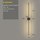 Axyaa LED Wall Lamp for Living Room Bedroom, Modern Indoor Long Strip Lighting