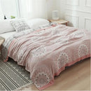 Axyaa Cotton Air-conditioning Bedspread Comforter for Twin Queen Size Bed