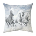 Axyaa Wild Animal Pillow Cover 45*45cm - Decorative Cushion for Living Room, Sofa, Car
