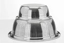 Axya Stainless Steel Mesh Sifter Colander Strainer Sieve - Round Basin Filter Tray Basket