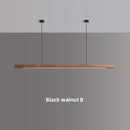 Axyaa Nordic Wood Pendant LED Ceiling Lamp for Home Office Kitchen Dining Room
