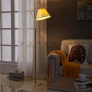 Axyaa Retro Walnut Wood Floor Lamp for Living Room, Bedroom, Study