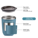Axyaa Stainless Steel Insulated Coffee Mug with Lid, 300ml Vacuum Cup