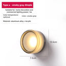 Axyaa Nordic Amber LED Jelly Wall Sconce - Smokey Grey Decor Lamp