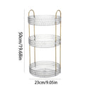 Axyaa Diamond Pattern Rotatable Organizer for Stylish Storage in Any Room