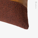 Axyaa Nordic Orange Stitching Sofa Cushion - Square Pillow for Home and Hospitality