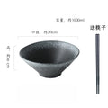 Axyaa Ramen Soup Salad Dessert Sashimi Bowl Set - Retro Japanese Ceramic Bowls
