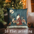 Axyaa Christmas Gnome & Snowman Pillow Covers - Sofa Bedroom Car Decor