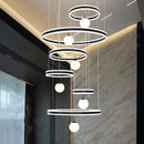 Axyaa Modern Pendant Lights LED Chandelier Ceiling Lamp Decorative Interior Lighting