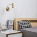 Axyaa Nordic Rotatable LED Wall Lamp for Bedroom Sconce Lighting