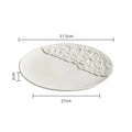 Axyaa Ceramic Steak Plate - Elegant Western Cuisine Tableware