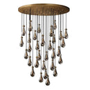 Axyaa Luxe Chandelier: Elegant High-Grade Lighting for Bedroom, Living Room, Restaurant, Bar