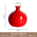 Pomegranate Ceramic Vase by Axyaa - Artful Flower Arrangement Vessels