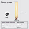 Axyaa Solid Wood Standing Floor Lamp - Minimalist Zen Style for Living Room