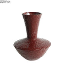 Axyaa Hammered Ceramic Vase Modern Plant Pot Table Decoration Floral Vases